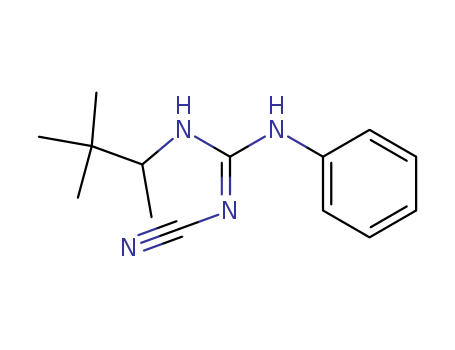 67026-93-1,1-cyano-3-phenyl-2-(1,2,2-trimethylpropyl)guanidine,