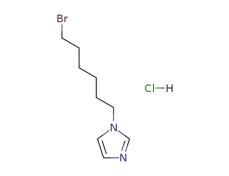 Molecular Structure of 98875-77-5 (1H-Imidazole, 1-(6-bromohexyl)-, monohydrochloride)