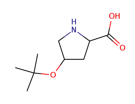 Molecular Structure of 79775-07-8 (H-HYP(TBU)-OH)