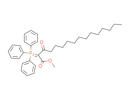 Hexadecanoic acid, 3-oxo-2-(triphenylphosphoranylidene)-, methyl
ester