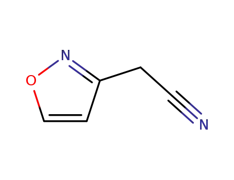 Molecular Structure of 55242-83-6 (3-cyanomethylisoxazole)
