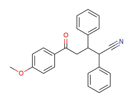 Benzenepentanenitrile,4-methoxy-d-oxo-a,b-diphenyl- cas  5338-59-0