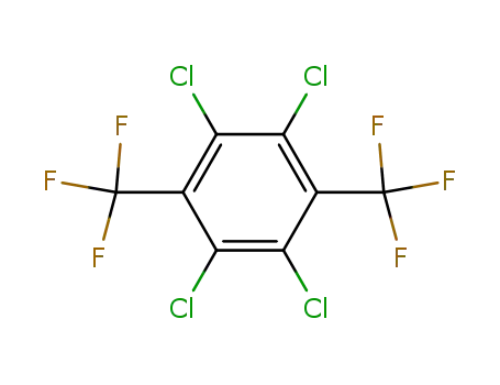 1,2,4,5-tetrachloro-3,6-bis-trifluoromethyl-benzene