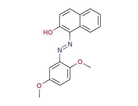 Molecular Structure of 6358-53-8 (1-[(2,5-dimethoxyphenyl)azo]-2-naphthol)