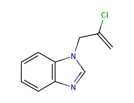 Molecular Structure of 82418-41-5 (1H-Benzimidazole,1-(2-chloro-2-propenyl)-(9CI))