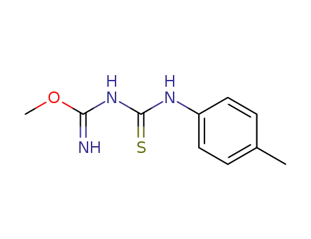 Molecular Structure of 132533-30-3 (O-methyl-1-(p-tolyl)-2-thioisobiuret)