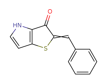 Molecular Structure of 1443-75-0 (2-benzylidene-2H-thieno[3,2-b]pyrrol-3(4H)-one)