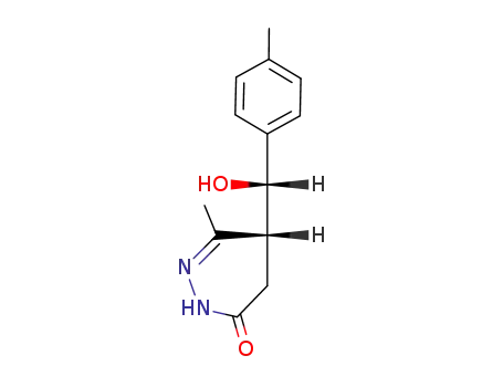 3(2H)-Pyridazinone,4,5-dihydro-5-[hydroxy(4-methylphenyl)methyl]-6-methyl-
