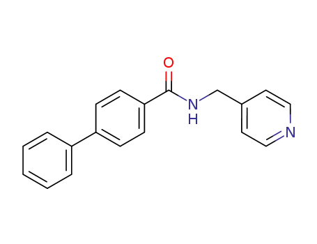 Molecular Structure of 80819-03-0 ([1,1'-Biphenyl]-4-carboxamide, N-(4-pyridinylmethyl)-)