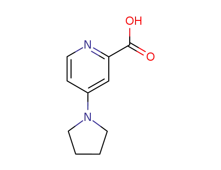 Molecular Structure of 66933-69-5 (4-PYRROLIDIN-1-YLPYRIDINE-2-CARBOXYLIC ACID HYDROCHLORIDE)