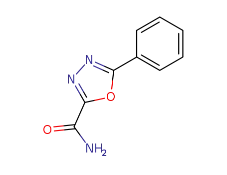 Molecular Structure of 68496-74-2 (1,3,4-Oxadiazole-2-carboxamide, 5-phenyl-)