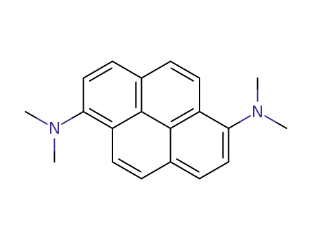 Molecular Structure of 10075-93-1 (1,6-Pyrenediamine, N,N,N',N'-tetramethyl-)