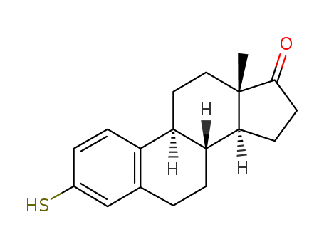 Molecular Structure of 1670-31-1 (Estra-1,3,5(10)-trien-17-one,3-mercapto- (7CI,8CI,9CI))