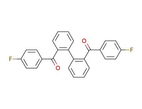 Molecular Structure of 438-61-9 (Methanone, [1,1'-biphenyl]-2,2'-diylbis[(4-fluorophenyl)-)
