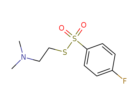 139131-29-6,S-[2-(dimethylamino)ethyl] 4-fluorobenzenesulfonothioate,