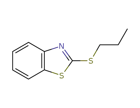 Molecular Structure of 27410-43-1 (Benzothiazole, 2-(propylthio)- (7CI,8CI,9CI))