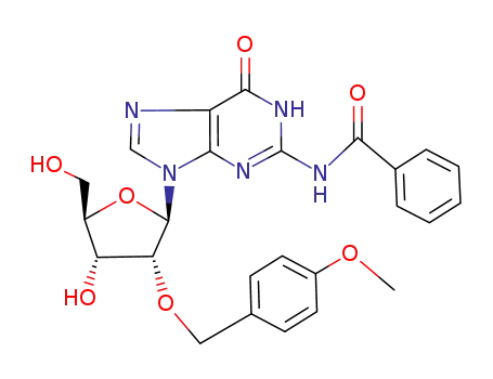 Guanosine, N-benzoyl-2'-O-[(4-methoxyphenyl)methyl]-