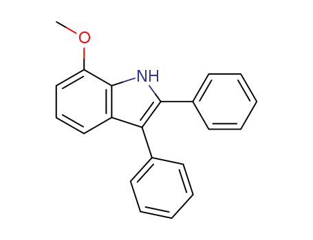 30000-87-4,1H-Indole,7-methoxy-2,3-diphenyl-,Indole,7-methoxy-2,3-diphenyl- (8CI); 7-Methoxy-2,3-diphenylindole