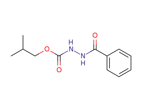 Molecular Structure of 128772-88-3 (N'-Benzoyl-hydrazinecarboxylic acid isobutyl ester)