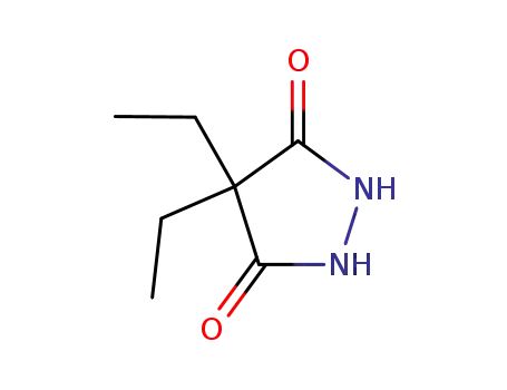 Molecular Structure of 4744-72-3 (3,5-Pyrazolidinedione, 4,4-diethyl-)