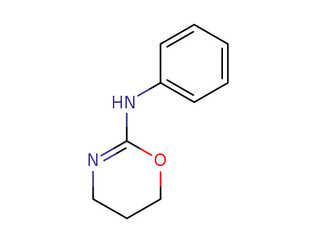 Molecular Structure of 2933-50-8 (4H-1,3-Oxazin-2-amine, 5,6-dihydro-N-phenyl-)