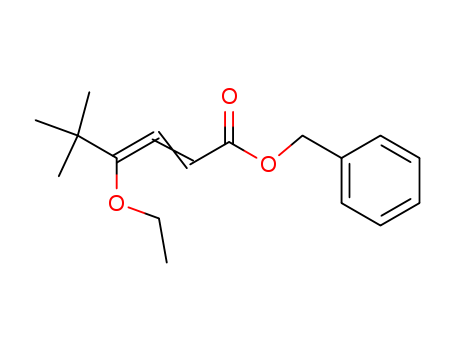 Molecular Structure of 139915-05-2 (2,3-Hexadienoic acid, 4-ethoxy-5,5-dimethyl-, phenylmethyl ester)