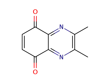 Molecular Structure of 2768-63-0 (2,3-dimethylquinoxaline-5,8-dione)