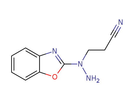 3-[1-(1,3-Benzoxazol-2-yl)hydrazino]propanenitrile