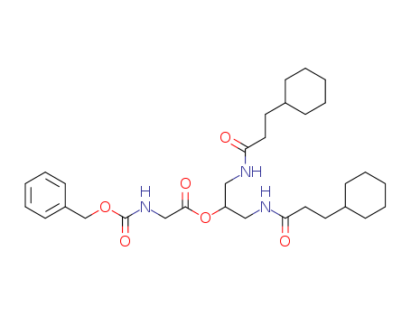 1,3-BIS(3-CYCLOHEXYLPROPANOYLAMINO)PROPAN-2-YL 2-PHENYLMETHOXYCARBONYL AMINOACETATECAS