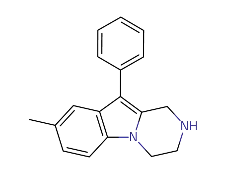 Pyrazino[1,2-a]indole, 1,2,3,4-tetrahydro-8-methyl-10-phenyl-
