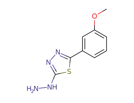 1,3,4-Thiadiazol-2(3H)-one, 5-(3-methoxyphenyl)-, hydrazone