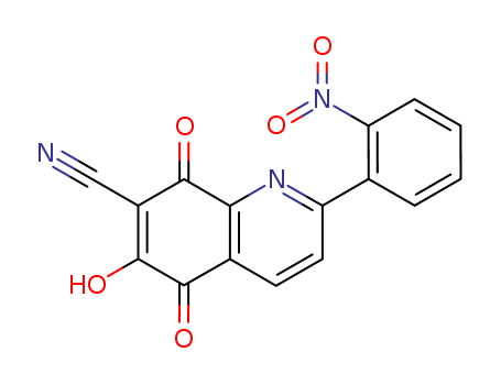 102072-86-6,8-hydroxy-2-(2-nitrophenyl)-5,6-dioxo-5,6-dihydroquinoline-7-carbonitrile,