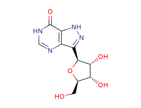 7H-Pyrazolo[4,3-d]pyrimidin-7-one,1,6-dihydro-3-b-D-ribofuranosyl- cas  13877-76-4