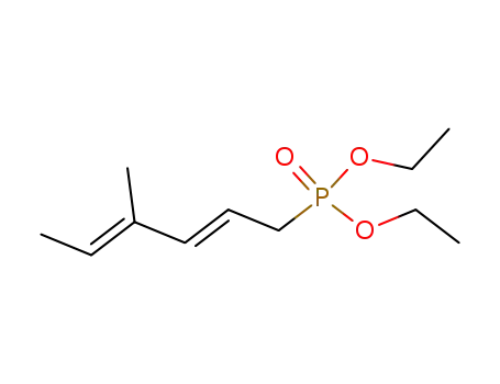 [(2E,4E)-4-Methyl-2,4-hexadienyl]phosphonic Acid Diethyl Ester