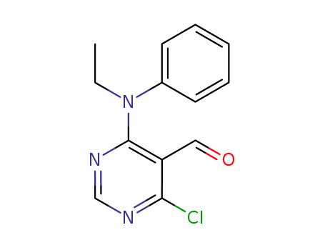 4-(N-ethyl-N-phenylamino)-6-chloropyrimidine-5-carbaldehyde(53736-87-1)