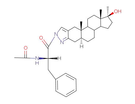 N'-acetylphenylalanyl-17β-hydroxy-17α-methylandrostano<3,2-c>pyrazole