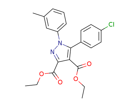 96722-97-3,diethyl 5-(4-chlorophenyl)-1-(3-methylphenyl)-1H-pyrazole-3,4-dicarboxylate,