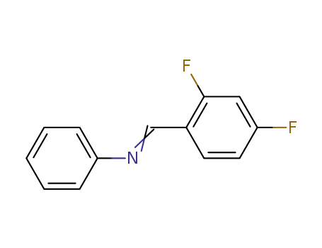 Molecular Structure of 80617-34-1 (N-<(2,4-difluorophenyl)methylene>benzamine)