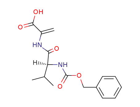 Molecular Structure of 88463-04-1 (Alanine, 2,3-didehydro-N-[N-[(phenylmethoxy)carbonyl]-L-valyl]-)