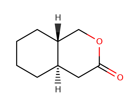 Molecular Structure of 18335-58-5 (3H-2-Benzopyran-3-one, octahydro-, trans-)