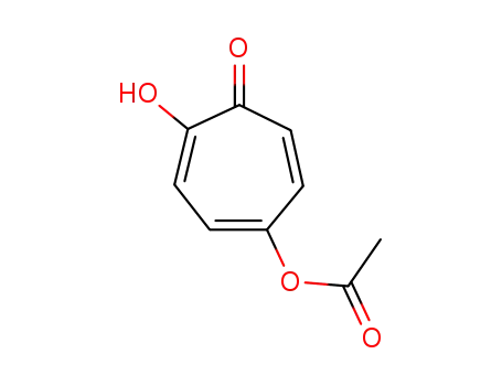 2,4,6-Cycloheptatrien-1-one, 5-(acetyloxy)-2-hydroxy-