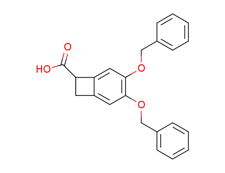 3,4-bis(benzyloxy)bicyclo<4.2.0>octa-1,3,5-triene-7-carboxylic acid