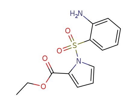 142529-01-9,1H-Pyrrole-2-carboxylic acid, 1-[(2-aminophenyl)sulfonyl]-, ethyl este r,