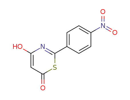 6H-1,3-Thiazin-6-one, 4-hydroxy-2-(4-nitrophenyl)-