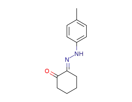 Molecular Structure of 2257-17-2 (2-(p-Tolyl-hydrazono)-cyclohexanone)
