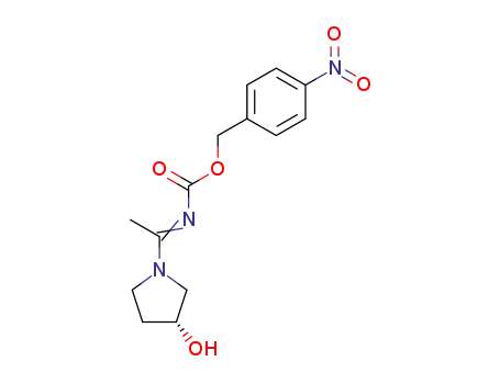 3-(R)-hydroxy-1-(N-p-nitrobenzyloxycarbonylacetimidoyl)pyrrolidine