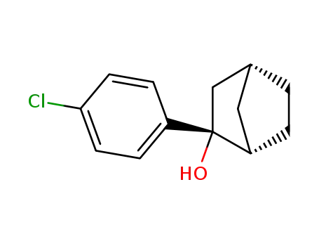 Molecular Structure of 78195-93-4 (Bicyclo[2.2.1]heptan-2-ol, 2-(4-chlorophenyl)-)
