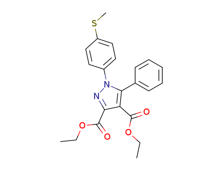 96722-83-7,diethyl 1-[4-(methylsulfanyl)phenyl]-5-phenyl-1H-pyrazole-3,4-dicarboxylate,