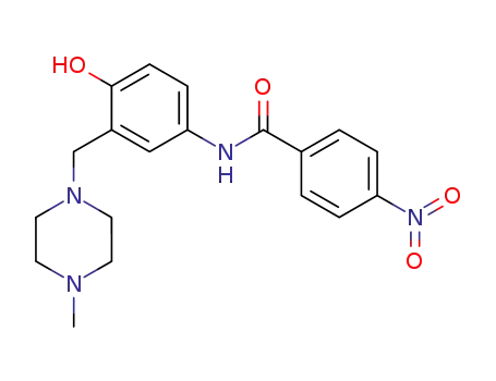 Molecular Structure of 17183-43-6 (4'-Hydroxy-3'-[(4-methyl-1-piperazinyl)methyl]-4-nitrobenzanilide)