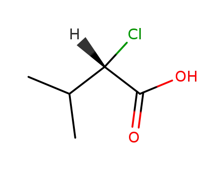 Molecular Structure of 26782-74-1 ((S)-2-CHLORO-3-METHYLBUTYRIC ACID)